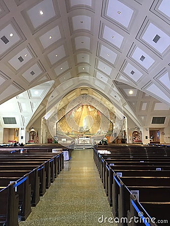 Our Lady of Fatima Church, East Elmhurst, NY Editorial Stock Photo