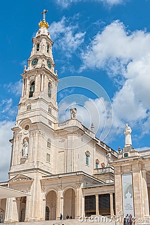 Our Lady of Fatima sanctuary Editorial Stock Photo