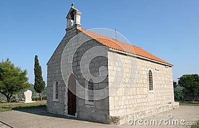 Our Lady of Health Chapel in Blato, Croatia Stock Photo