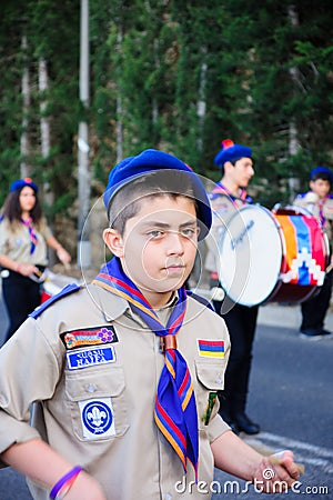 Our Lady of Mount Carmel parade, Haifa Editorial Stock Photo