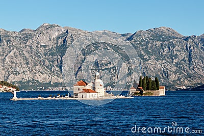 Our Lady of the Rocks (Gospa od Skrpjela) Stock Photo