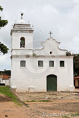 Our Lady of Rosario dos Pretos Stock Photo