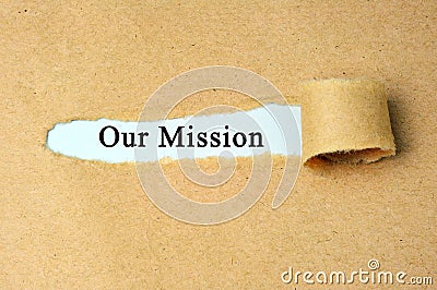 Our Mission Stock Photo