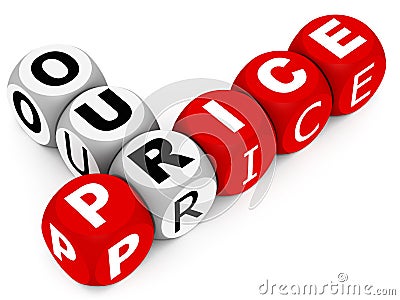 Our price Stock Photo