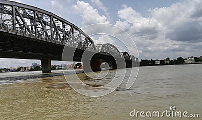 Our pride Bali Bridge, Kolkata, India Editorial Stock Photo
