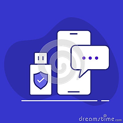 Our token icons represent both soft and hard token security, ensuring robust protection and access control for your digital assets Vector Illustration
