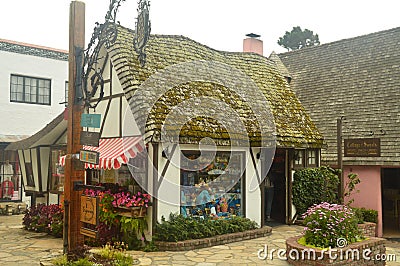 On Our Visit To Carmel By The Sea We were able to enjoy its wonderful shops in little houses that looked like they were taken from Editorial Stock Photo
