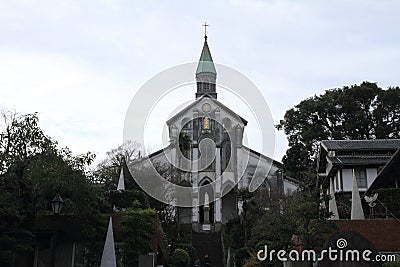 Oura church in Nagasaki Stock Photo