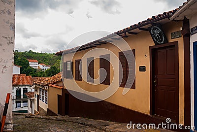 Ouro Preto, Minas Gerais, Brazil: City view of the historic mining city Outro Preto Stock Photo