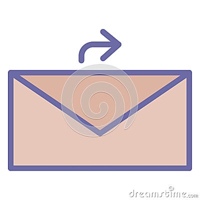 Outbox, Email Isolated Vector icon which can easily modify or edit Vector Illustration