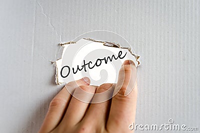 Outcome concept Stock Photo