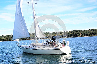 Portland state maine usa yacht retirement activity Editorial Stock Photo