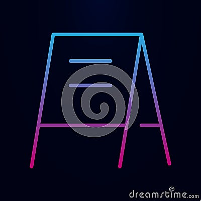 Outdoor advertising line nolan icon. Simple thin line, outline vector of web icons for ui and ux, website or mobile application Stock Photo
