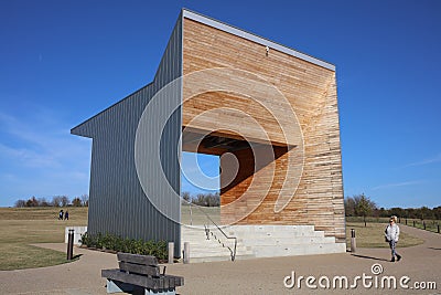 Amphitheater at Shelby Farms Park, Memphis Tennessee Editorial Stock Photo