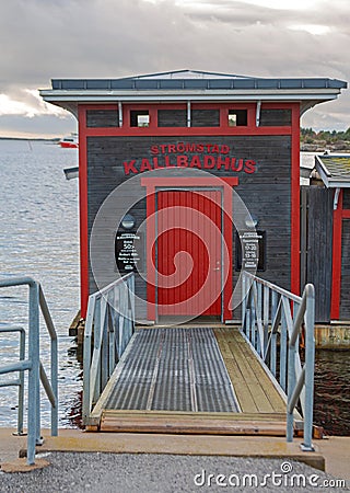 Outdoor Bath Stromstad Sweden Editorial Stock Photo