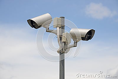 Outdoor CCTV Stock Photo