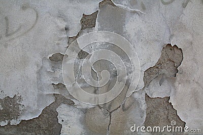 Outdoor cement wall Stock Photo
