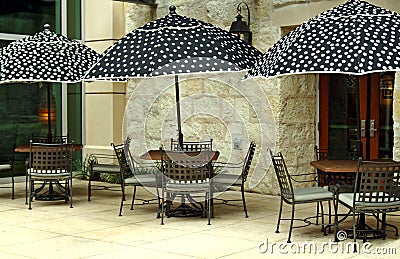 Outdoor Dining Stock Photo