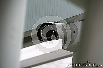 Outdoor exterior cctv camera Stock Photo