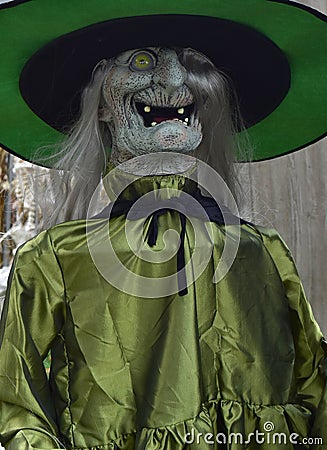 Scary Halloween decoration Stock Photo