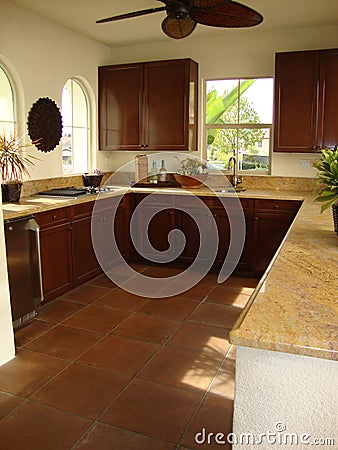 Outdoor Kitchen Stock Photo