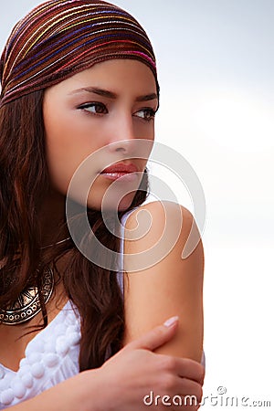 Outdoor portrait Stock Photo