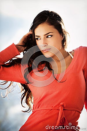 Outdoor portrait Stock Photo