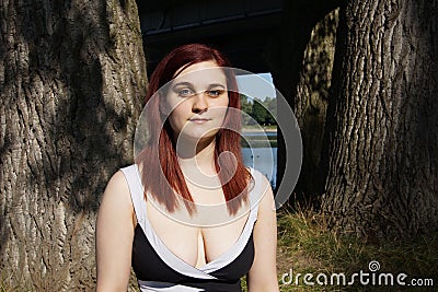 Outdoor portrait Stock Photo