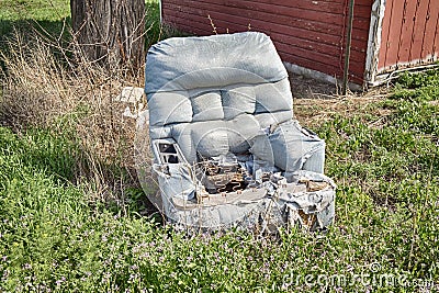 The Outdoor Recliner Stock Photo