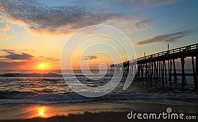 Outer Banks Sunrise Stock Photo