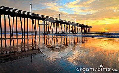 Outer Banks Sunrise Stock Photo