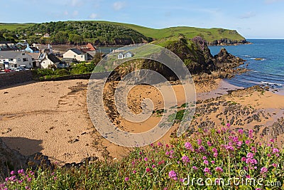 Outer beach Hope Cove South Devon England UK near Kingsbridge and Thurlstone Stock Photo