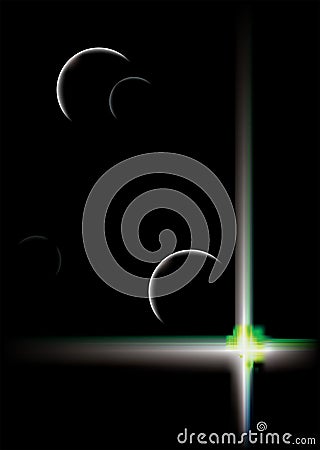 Outer Space vector Vector Illustration