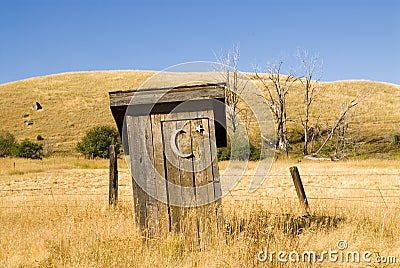 Outhouse Stock Photo