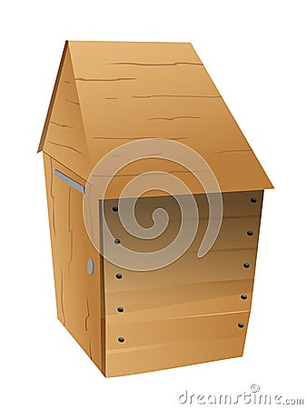 Outhouse Vector Illustration