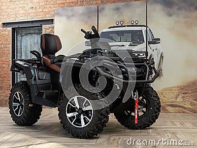 Outlander ATV Editorial Stock Photo