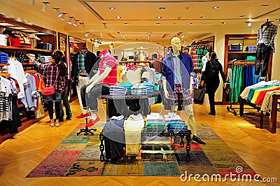 Tommy hilfiger outlet Editorial Stock Photo