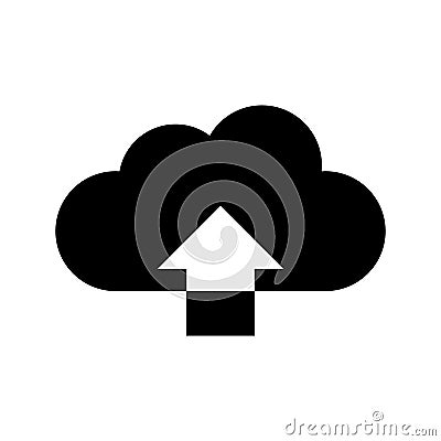 Outline cloud icon vector illustration symbol Vector Illustration