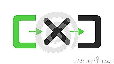 Outline graphic of expand or fullscreen icon, symbolizing view control , vector design Generative AI Vector Illustration