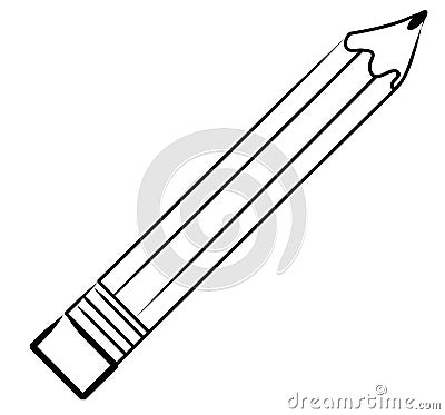 Outline of pencil Vector Illustration