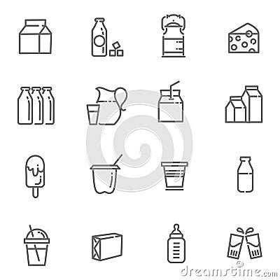 Outline web icon set - sport and fitness Editorial Stock Photo