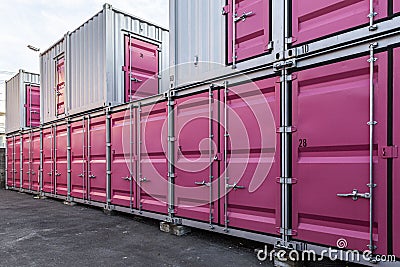 Small rental storage room Stock Photo