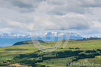 Outside of Coyhaique, Chile, in northern Patagonia Stock Photo
