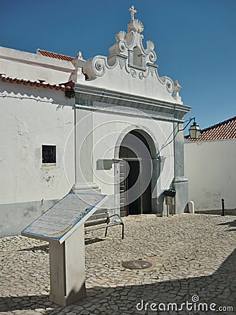 Chapel of bones in Alcantarilha, Algarve - Portugal Editorial Stock Photo