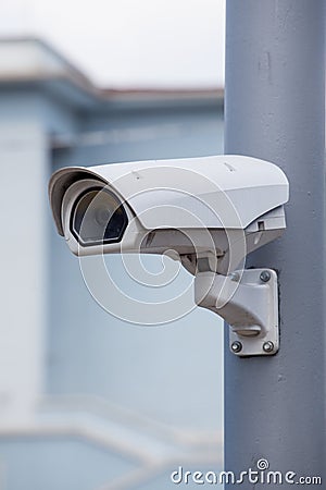 Outside security camera Stock Photo