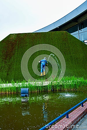 Outside view of Madurodam Editorial Stock Photo