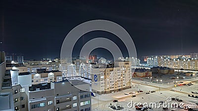 Outskirts of the city of Astana - the capital of Kazakhstan. Editorial Stock Photo