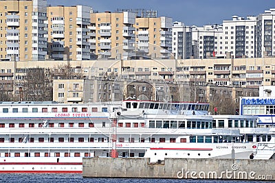 The outskirts of St. Petersburg. Editorial Stock Photo