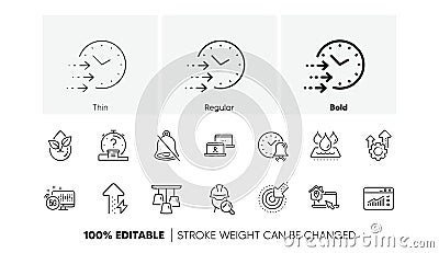 Outsource work, Work home and Mute line icons. For web app, printing. Line icons. Vector Vector Illustration