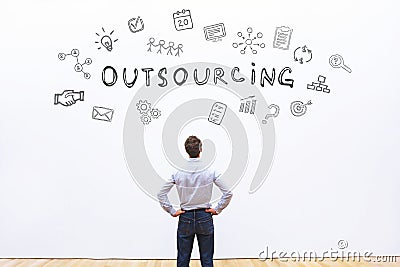 Outsourcing Stock Photo